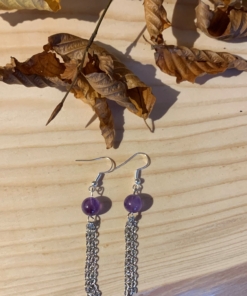 Boucles d'oreilles Améthyste