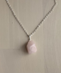 Pendentif Quartz Rose