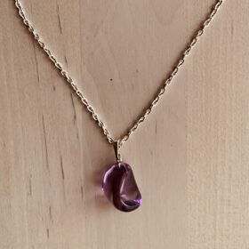 Pendentif Améthyste pierre roulée