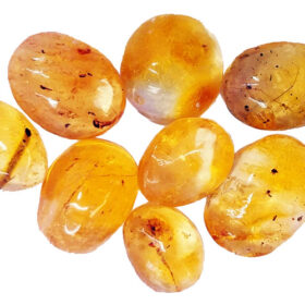 Les vertus de l'ambre, résine fossilisée de couleur jaune d’or à blanc et brun rouge.