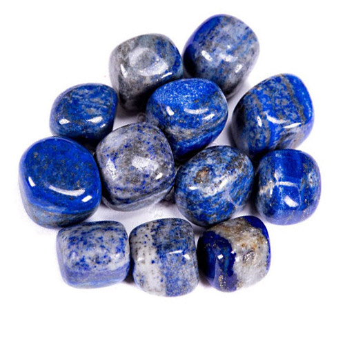 Lapis-Lazuli, pierre naturelle de couleur bleu indigo / bleu azur.