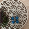 Boucles d'oreilles Apatite bleue 2 Boucles d'oreilles en pierres naturelles Apatite bleue.