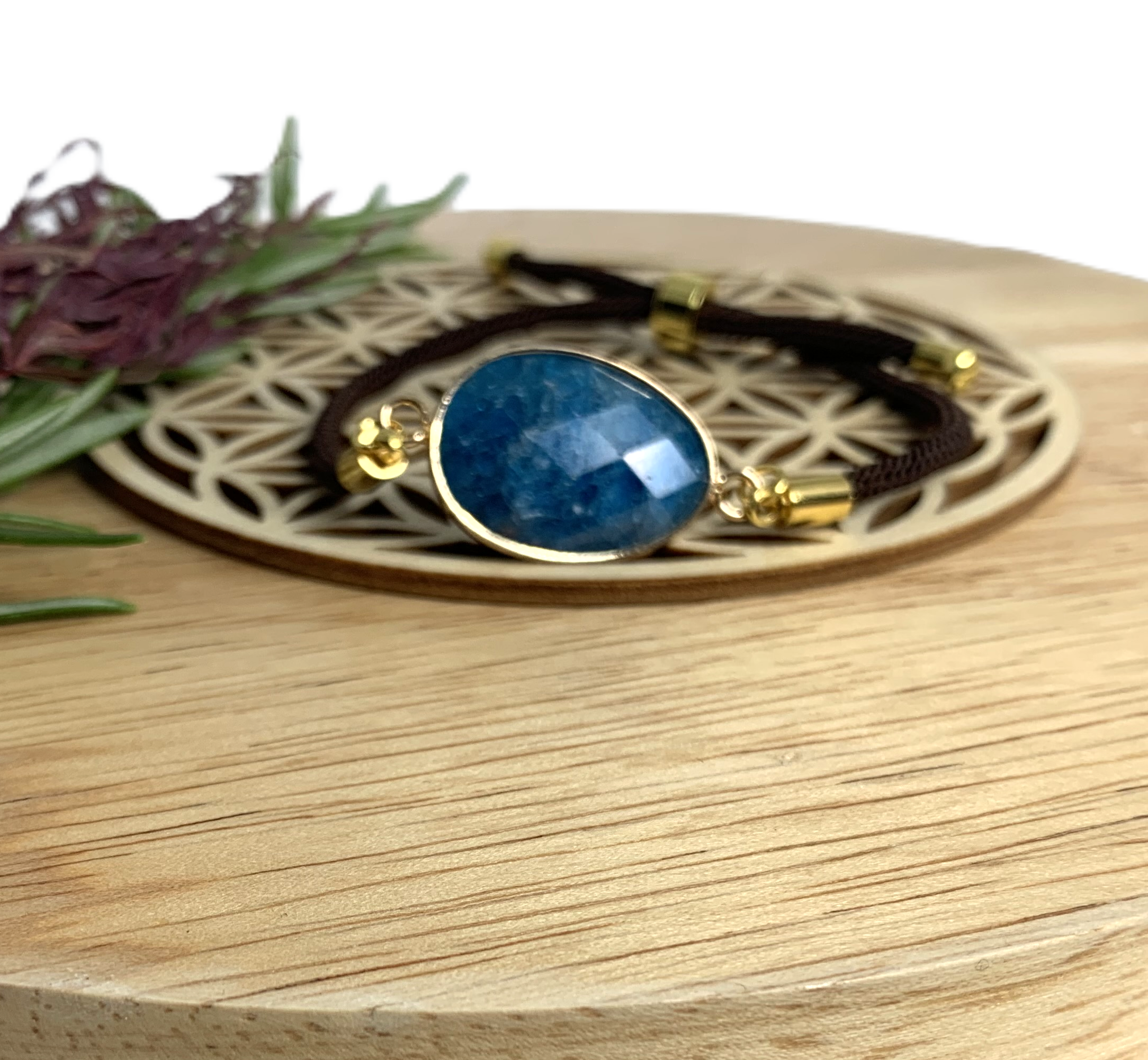 Bracelet Apatite Cordon 2 Bracelet Apatite Cordon