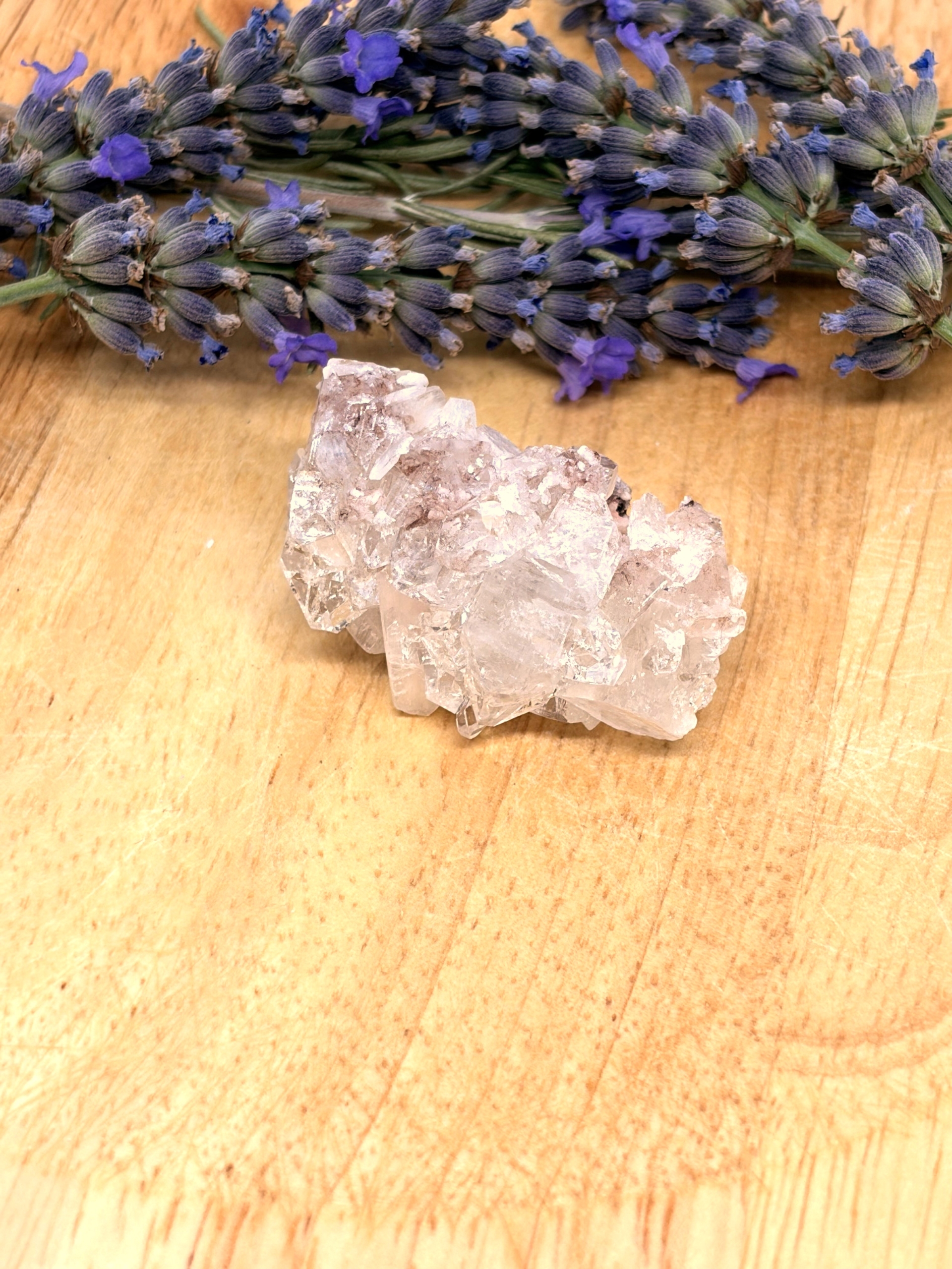 Stilbite, Apophyllite Cristaux 3 Stilbite, Apophyllite Cristaux – Image 2